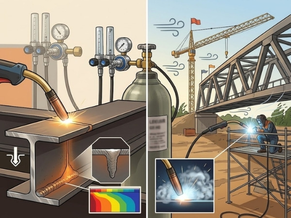 CO₂ được sử dụng trong hàn MIG-MAG nhờ tính kinh tế và hiệu quả tốt