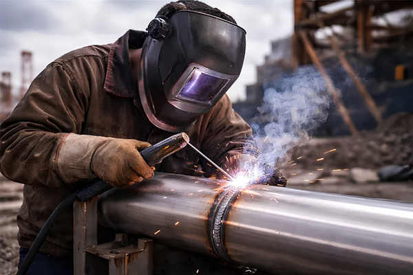 Que hàn inox gồm lõi que hàn và vỏ bọc thuốc bên ngoài