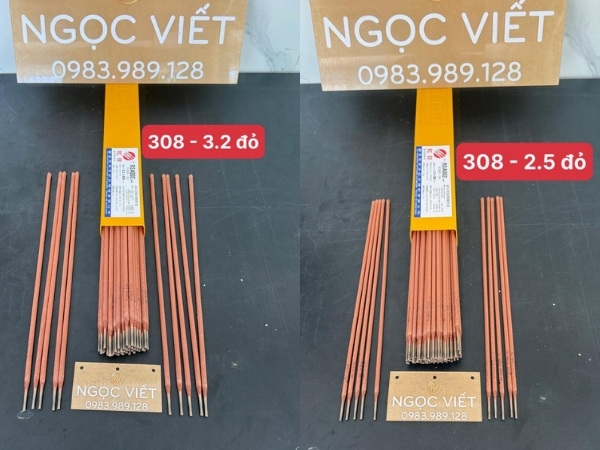 Que hàn inox 308 là vật liệu hàn dùng trong phương pháp hàn hồ quang tay (SMAW)