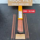Que hàn 316 3.2 đỏ (1 hộp 2kg)